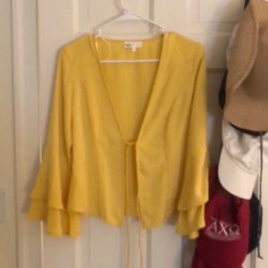new with tags by the way yellow blouse!